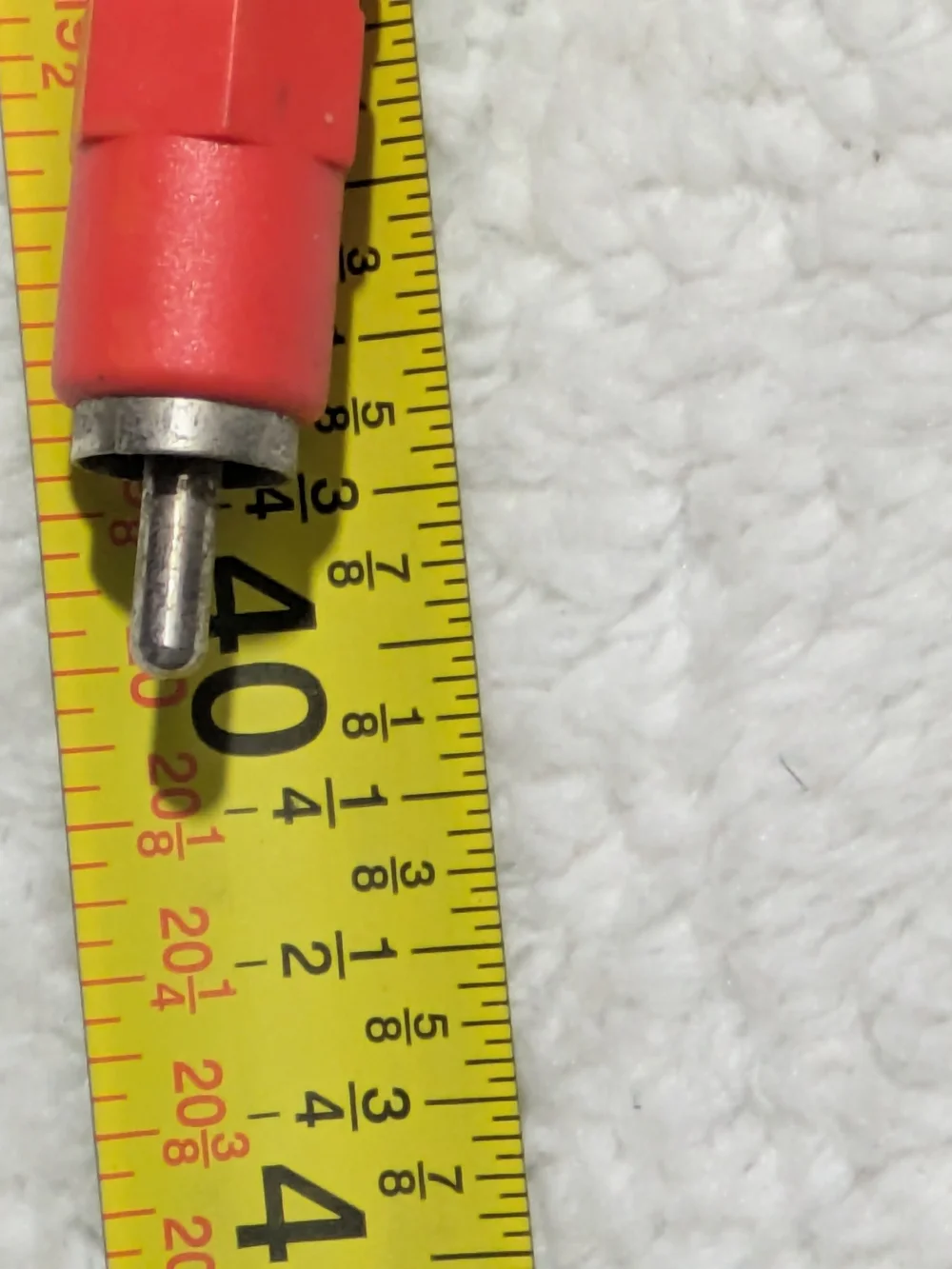 Source Unknown Black RCA AV Cable with Red and Yellow Plugs